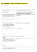 COR 106 UPDATED ACTUAL Questions And Correct Answers 