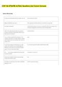 COR 106 UPDATED ACTUAL Questions And Correct Answers