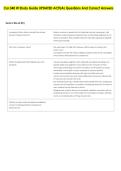 Cor 340 W Study Guide UPDATED ACTUAL Questions And Correct Answers 