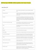 340 Final Exam UPDATED ACTUAL Questions And Correct Answers 