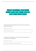 CDSE IS 130&period;16 NISP SELF-INSPECTION QUESTIONS WITH CORRECT ANSWERS