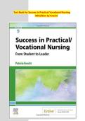 Test Bank for Success in Practical Vocational Nursing 9th Edition by Knecht&colon; Success in Practical Vocational Nursing 9th Edition by Knecht&colon; Guaranteed A&plus; Guide&NewLine;