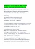 NSG 4100 Exam 1 Questions With Correct Verified Solutions 100&percnt; Guaranteed Pass