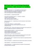 TEST Bank AQA A Level Biology Questions&NewLine;and Answers &vert; 100&percnt; Correct &vert; A&plus; Verified &vert;&NewLine;2026