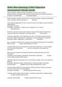 WGU C453 Microbiology Objective Assessment Study Guide with Verified Questions and Answers