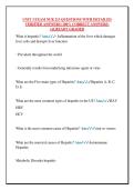 UNIT 3 EXAM NUR 213 QUESTIONS WITH DETAILED &NewLine;VERIFIED ANSWERS &lpar;100&percnt; CORRECT ANSWERS&rpar; &NewLine;&sol;ALREADY GRADED 