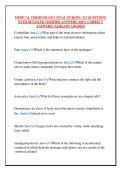 MEDICAL TERMINOLOGY FINAL NURSING 213 QUESTIONS &NewLine;WITH DETAILED VERIFIED ANSWERS &lpar;100&percnt; CORRECT &NewLine;ANSWERS&rpar; &sol;ALREADY GRADED 