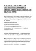 NURS 5120 MODULE 2 ELDERLY CASE &NewLine;DISCUSSION 2026 COMPREHENSIVE &NewLine;GERIATRIC NURSING REVIEW QUESTIONS AND &NewLine;SOLUTIONS VERIFIED 