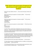 EFMB&colon; Global Snake Envenomation Management Test with all Correct & 100&percnt; Verified Answers &vert;Already Graded A&plus;