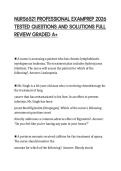 NURS6521 PROFESSIONAL EXAMPREP 2026 &NewLine;TESTED QUESTIONS AND SOLUTIONS FULL &NewLine;REVIEW GRADED A&plus; 