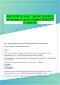 WGU C208 Change Management Objective Assessment Exam Real Questions and Verified Answers for Mastering Organizational Change Concepts and Passing the OA with Confidence