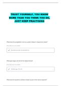 NSG 152 STRESS AND COPING TEST 2 QUESTIONS WITH CORRECT ANSWERS