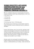NURSE EXECUTIVE CERTIFICATION &NewLine;COMPREHENSIVE SCRIPT 2026 QUESTIONS &NewLine;AND ANSWERS GUARANTEED TO PASS