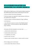 ESS 101 B BOARD EVALUATION 2026&NewLine;GUARANTEED PASS ANSWERS GRADED A&plus;