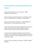 SW 450 Midterm Exam Questions With Correct Answers 
