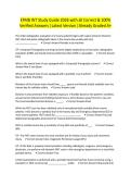 EFMB WT Study Guide 2026 with all Correct & 100&percnt; Verified Answers &vert;Latest Version &vert;Already Graded A&plus;