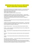 EFMB Written Exam with all Correct & 100&percnt; Verified Answers &vert;Latest Version &vert;Already Graded A&plus;