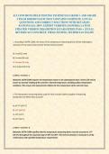 ACI CONCRETE FIELD TESTING TECHNICIAN GRADE 1 AND GRADE 2 EXAM 2026&sol;2027 EACH TEST CONTAINS COMPLETE ACTUAL QUESTIONS AND CORRECT SOLUTIONS WITH DETAILED RATIONALES &lpar;100&percnt; EXPERT VERIFIED ANSWERS&rpar; LATEST UPDATED VERSION 2026 EDITION &vert;GUARANTEED PASS &plus;  &vert;FU