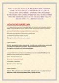 NURS 753 EXAM &sol; ACTUAL NURS 753 MIDTERM AND FINAL EXAM EACH EXAM CONTAINS COMPLETE ACCURATE QUESTIONS AND CORRECT ANSWERS WITH DETAILED RATIONALES &lpar;100&percnt; CORRECT VERIFIED SOLUTIONS&rpar; LATEST UPDATED VERSIONS 2026 EDITION &vert;GUARANTEED PASS A&plus; &lpar;BRAND NEW&excl;&rpar; FULL