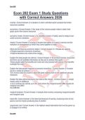 Econ 202 Exam 1 Study Questions with Correct Answers 2026