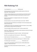 RDA Radiology Full REVISED AND UPDATED FOR 2026&sol;2027 ACTUAL EXAM COMPLETE QUESTIONS AND CORRECT DETAILED ANSWERS &lpar;VERIFIED ANSWERS&rpar; &vert;ALREADY GRADED A&plus;&vert;&vert;BRAND NEW&excl;&excl;&NewLine;