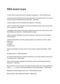 RDA board exam REVISED AND UPDATED FOR 2026&sol;2027 ACTUAL EXAM COMPLETE QUESTIONS AND CORRECT DETAILED ANSWERS &lpar;VERIFIED ANSWERS&rpar; &vert;ALREADY GRADED A&plus;&vert;&vert;BRAND NEW&excl;&excl;&NewLine;