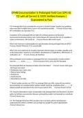 EFMB Documentation in Prolonged Field Care &lpar;CPG ID&colon; 72&rpar; with all Correct & 100&percnt; Verified Answers &vert;Guaranteed to Pass