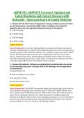 ABFM ITE &vert; ABFM ITE Version 3&colon; Updated and &NewLine;Latest Questions and Correct Answers with &NewLine;Rationale - American Board of Family Medicine
