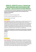 ABFM ITE V1&comma; V2 & V3 &vert; American Board of Family Medicine In-Training Examination &vert; Complete Exam Bundle with Detailed Verified Answers