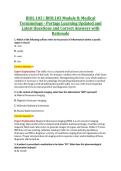 BIOL 103 &vert; BIOL103 Module 8&colon; Medical &NewLine;Terminology - Portage Learning Updated and &NewLine;Latest Questions and Correct Answers with &NewLine;Rationale