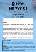HRPYC81 Assignment 4 Project 2 &lpar;RESEARCH REPORT&rpar; 2026 - DISTINCTION GUARANTEED - The Fear of Missing Out