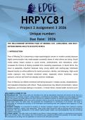 HRPYC81 Assignment 3 Project 2 &lpar;RESEARCH PROPOSAL&rpar; 2026 - DISTINCTION GUARANTEED -  The Fear of Missing Out