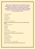 OHIO LIFE&comma; ACCIDENT & HEALTH INSURANCE TEST 2026&sol;2027 EXAM COMPLETE ACTUAL EXAM APPROVED CURRENT QUESTIONS AND CORRECT DETAILED ANSWERS WITH RATIONALES &lpar;100&percnt; CORRECT VERIFIED ANSWERS&rpar; LATEST UPDATED VERSION 2026 EDITION &vert;GUARANTEED SUCCESS