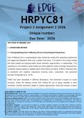 HRPYC81 Assignment 2 Project 2 &lpar;LITERATURE REVIEW&rpar; 2026 - DISTINCTION GUARANTEED - The Fear of Missing Out