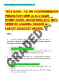 ATI RN COMPREHENSIVE PREDICTOR