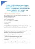 INSIDE LVMH Final Exam Luxury Industry Sustainability Creation Branding Actual Exam 2026&sol;2027 &ndash; Complete Exam-Style Questions with Detailed Rationales &vert; 100&percnt; Verified &ndash; Pass Guaranteed &ndash; A&plus; Graded&NewLine;&NewLine;