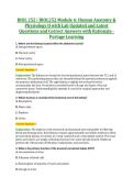 BIOL 252 &vert; BIOL252 Module 6&colon; Human Anatomy & &NewLine;Physiology II with Lab Updated and Latest &NewLine;Questions and Correct Answers with Rationale - &NewLine;Portage Learning
