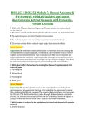 BIOL 252 &vert; BIOL252 Module 7&colon; Human Anatomy & &NewLine;Physiology II with Lab Updated and Latest &NewLine;Questions and Correct Answers with Rationale - &NewLine;Portage Learning 