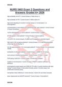 NURS 5463 Exam 2 Questions and Answers Graded A&plus; 2026