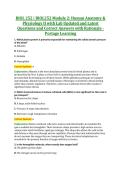 BIOL 252 &vert; BIOL252 Module 2&colon; Human Anatomy & &NewLine;Physiology II with Lab Updated and Latest &NewLine;Questions and Correct Answers with Rationale - &NewLine;Portage Learning 