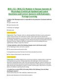 BIOL 252 &vert; BIOL252 Module 4&colon; Human Anatomy & &NewLine;Physiology II with Lab Updated and Latest &NewLine;Questions and Correct Answers with Rationale - &NewLine;Portage Learning 