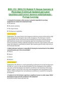 BIOL252 Modules 6&ndash;9 & Final Exam &vert; BIOL 252 Human Anatomy & Physiology II with Lab &vert; Portage Learning &vert; Complete Exam Bundle with Detailed Verified Answers
