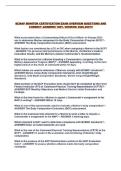 BCMAP MONITOR CERTIFICATION EXAM OVERVIEW QUESTIONS AND CORRECT ANSWERS 100&percnt; VERIFIED 2026-2027&excl;&excl;