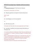 PCB 3233 Immunology Exam 4 Questions with Correct Answers&vert; Latest Update