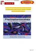 Psychopharmacology&colon; Drugs&comma; the Brain&comma; and Behavior&comma; 4th Edition by Meyer &ndash; Test Bank Questions and Answers &vert; Chapters 1&ndash;20 Complete &lpar;A&plus; Grade&rpar;