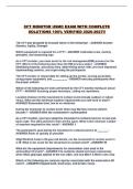 CFT MONITOR USMC EXAM WITH COMPLETE SOLUTIONS 100&percnt; VERIFIED 2026-2027&excl;&excl;