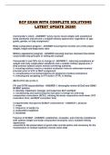 BCP EXAM WITH COMPLETE SOLUTIONS LATEST UPDATE 2026&excl;&excl;
