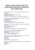 MEDGAS 6010 INSTALLERS TEST EXAM QUESTIONS WITH COMPLETE SOLUTIONS 2026