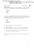 TEST BANK FOR ETHICAL OBLIGATIONS AND DECISION MAKING IN ACCOUNTING &ndash; COMPLETE COVERAGE OF ALL CHAPTERS&NewLine;&NewLine;
