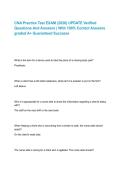 &NewLine;CNA Practice Test EXAM &lpar;2026&rpar; UPDATE Verified Questions And Answers &vert; With 100&percnt; Correct Answers graded A&plus; Guaranteed Success&excl;&excl;&NewLine;